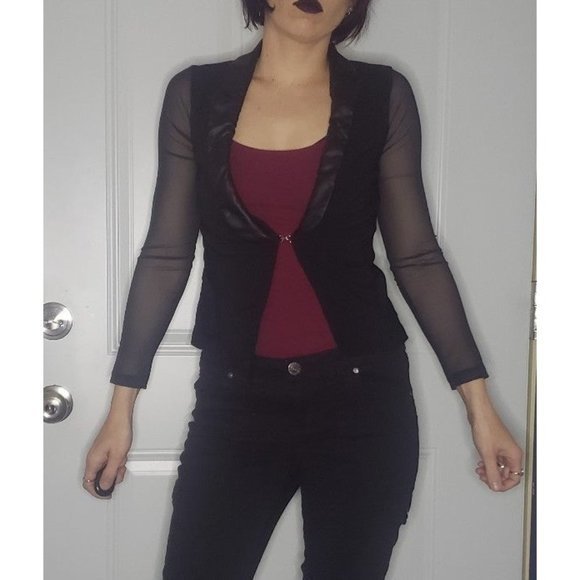 Balera Dancewear Mesh‎ Sleeve Blazer - Picture 1 of 4